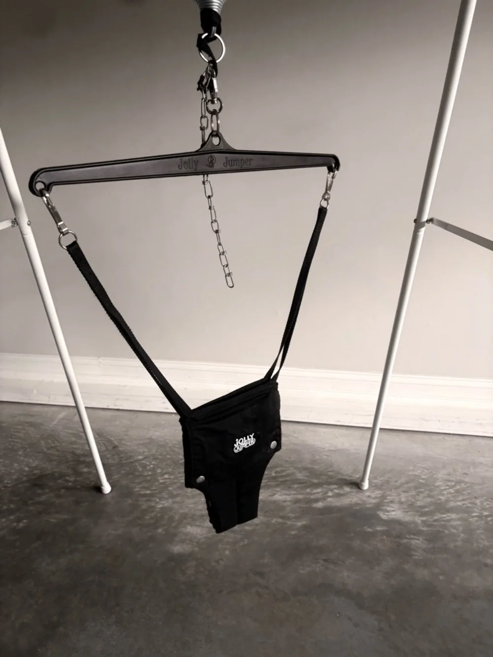 Black Baby Jumper & Stand  - Secure Infant Activity Seat